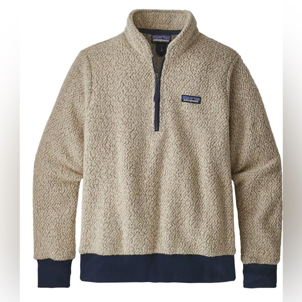 Patagonia Woolyester Fleece Quarter Zip Pullover Sweater